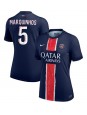 Paris Saint-Germain Marquinhos #5 Hjemmedrakt Dame 2024-25 Korte ermer